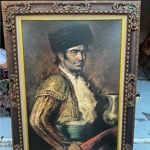 THE MATADOR By PUYET - FRAMED PAINTING